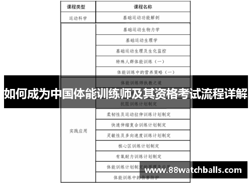 如何成为中国体能训练师及其资格考试流程详解